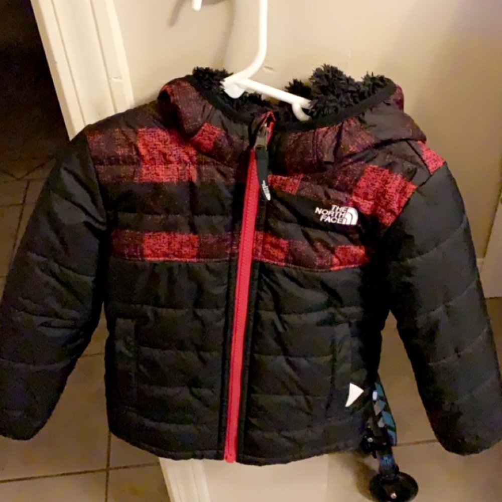 the north face Buffalo plaid coat